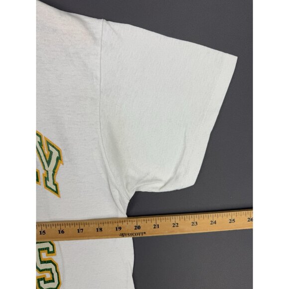 Vintage 90's Green Bay Packers NFL Football Shirt Rare White Single Stitch Large - Picture 14 of 15